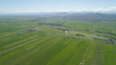 风景与米梯田领域。菲律宾、吕宋