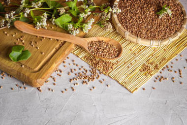 蕎麥銀幣蕎麥 (蕎麥番茄), 特寫(xiě), 空格為文本