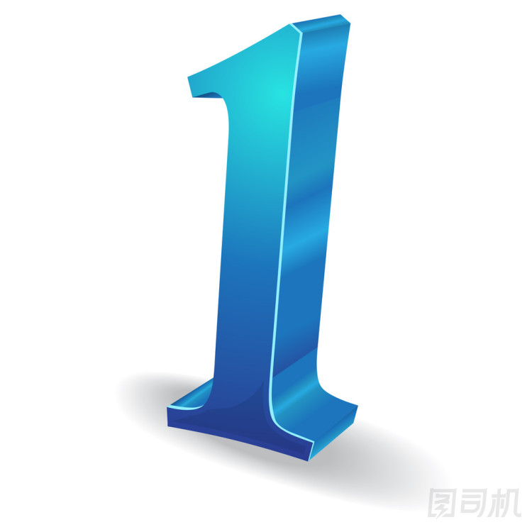 3d 光面數(shù)字矢量