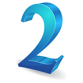 3d 光面数字矢量图片