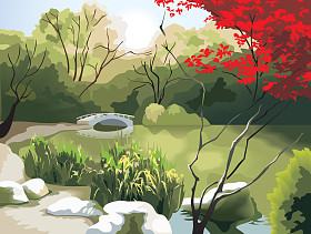 中国山水画图片