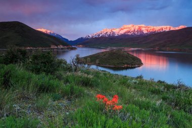 日落在鹿溪, 猶他州, 美國(guó)