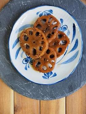 韩菜焖酱油莲藕