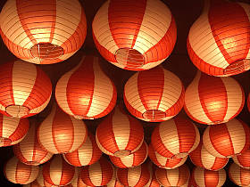 夜底纸灯