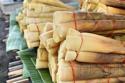 竹筍在街邊食物