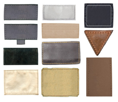 空白皮革牛仔褲標(biāo)簽