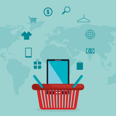 購物籃在線購買圖片