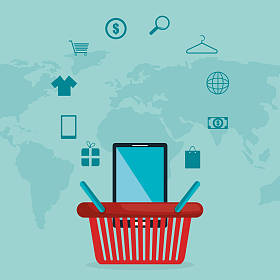 购物篮在线购买图片