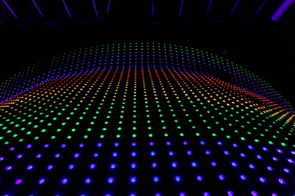 墙体光与散景的抽象背景图片 墙体光与散景的抽象背景图片