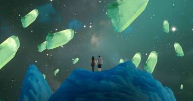 具有色彩喜慶背景的復古抽象背景  