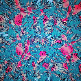 与花卉元素抽象背景