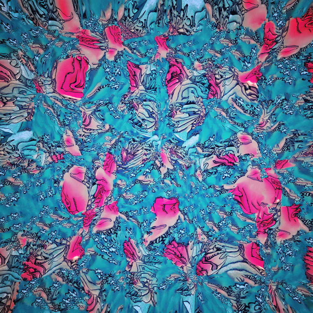 与花卉元素抽象背景