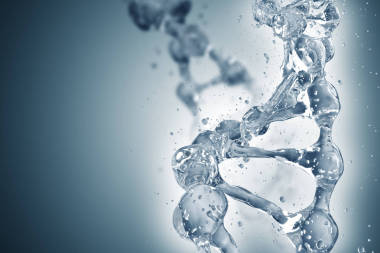 Dna 分子在美麗的背景圖片