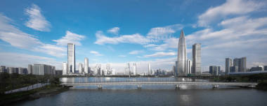 城市風(fēng)貌的現(xiàn)代城市深圳