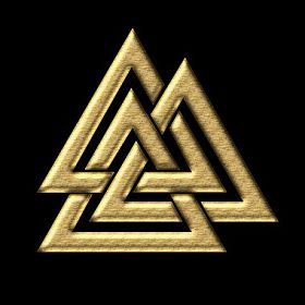 wotans 结-valknut-奥丁-三角形
