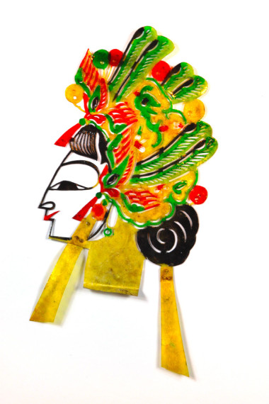 皮影戲道具照片