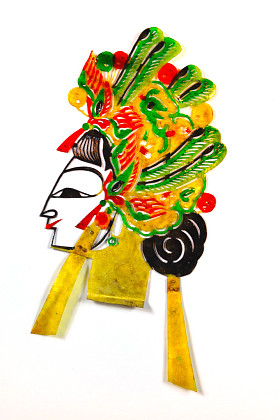 皮影戏道具照片