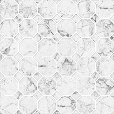 白色馬賽克大理石紋理。(High.Res.)