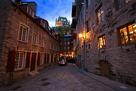 cobbleston 街头场面在魁北克