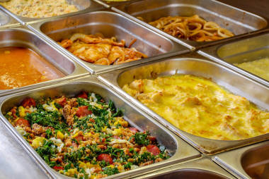 自助餐廳食品圖片