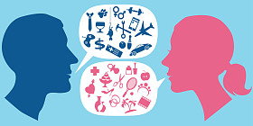 男性和女性的沟通图片