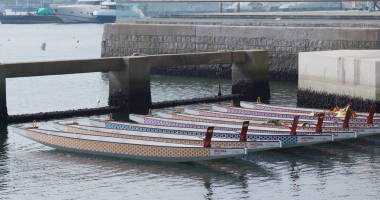 香港九龍灣 2018年10月26日:-海上龍舟