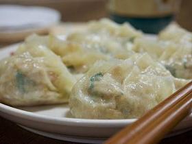 亚洲食品水饺, 点心, Meatdumplings