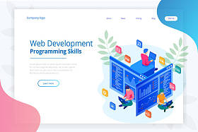 电子表编程器编码新项目。网站开发和编程技能。网站、php、html、css、j 的工程师团队