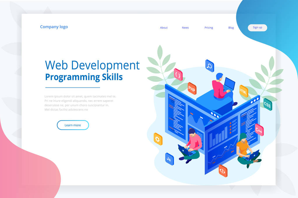 电子表编程器编码新项目。网站开发和编程技能。网站、php、html、css、j 的工程师团队
