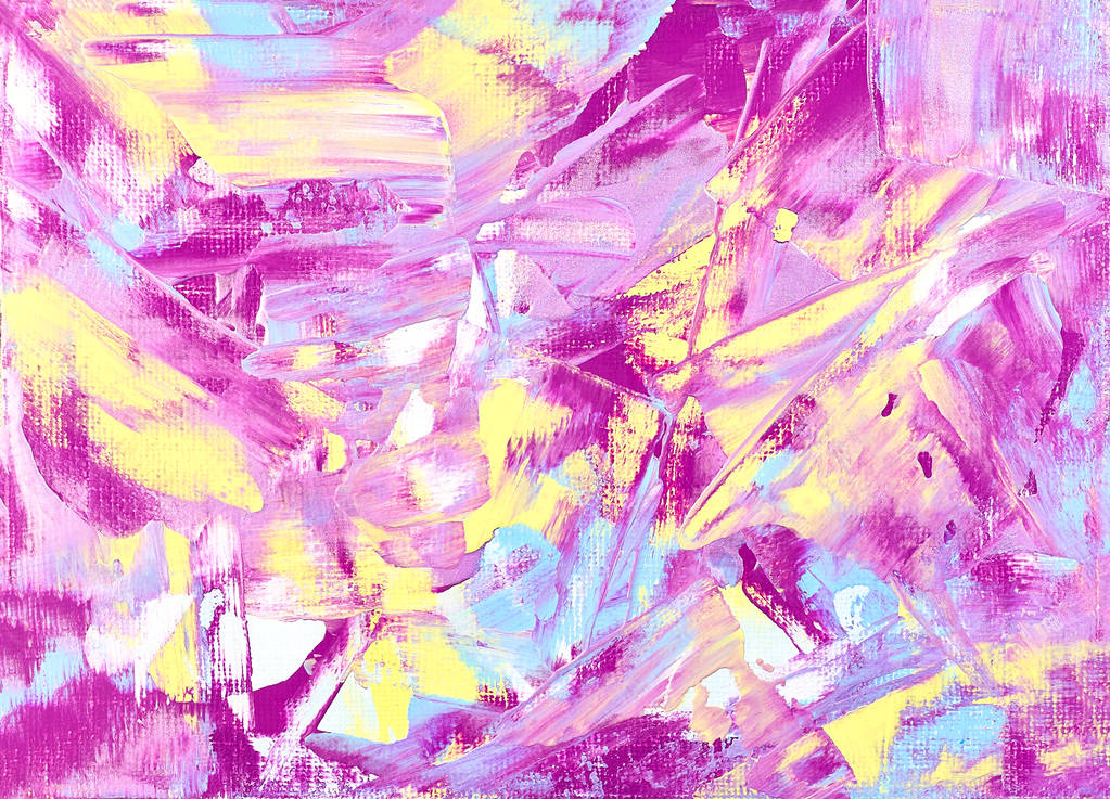 手绘油画。抽象艺术背景。画布上的彩色纹理丙烯酸绘画。艺术品的碎片。现代艺术