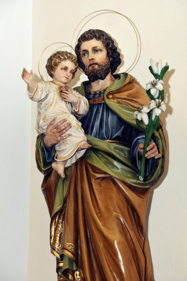 圣约瑟夫雕像照片