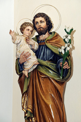 圣约瑟夫雕像照片