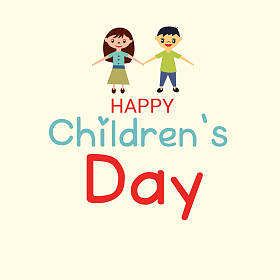向量举例说明“儿童节快乐”的背景