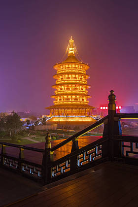 洛阳市国家文物公园-中国-旅游与建筑背景