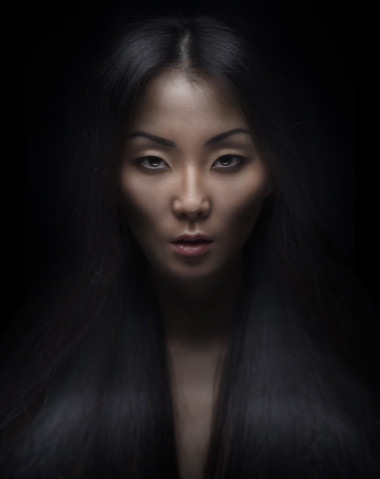 美麗的年輕亞洲女子