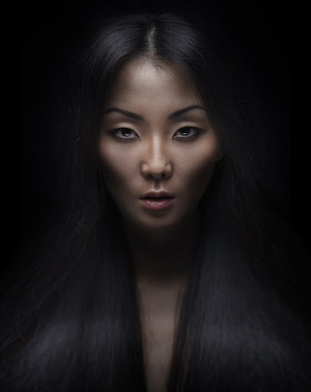 美丽的年轻亚洲女子