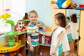 在幼儿园的孩子