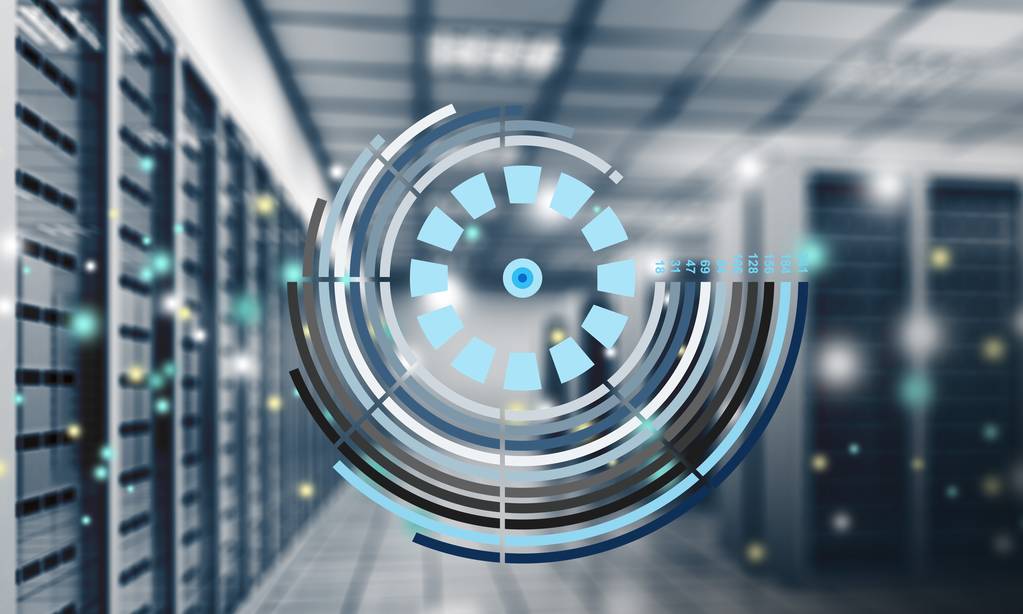 模糊背景上的商业图标 图片