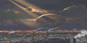 互联网世界。我们生活在一个互联网世界, 我们的真实世界正在下降到更远的地方。小说背景。概念艺术。逼真的插图。视频游戏数字 cg 艺术品。自然风光