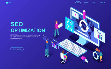 現(xiàn)代平面設(shè)計(jì)等距概念的 seo 分析為網(wǎng)站和移動(dòng)網(wǎng)站的發(fā)展裝飾了人物性格。等點(diǎn)登錄頁(yè)模板。向量例