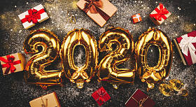 到 2020 年新的一年快乐
