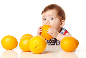 可爱的小宝贝橙图片