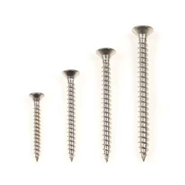 不同長度的不銹鋼木螺釘