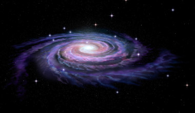 螺旋星系银河图片