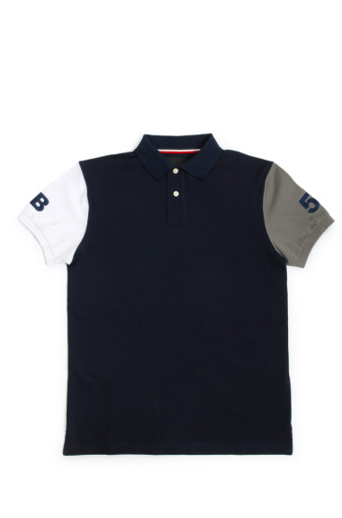 男 t 恤白色背景上孤立图片