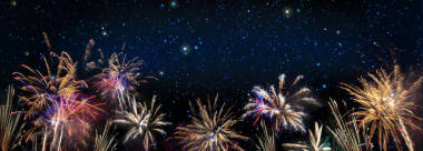 摘要彩色烟火背景.新年背景