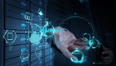 使用云計算圖上新 co 的商人