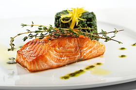 鲑鱼排