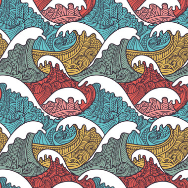 海无缝模式照片