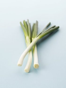 新鲜的葱